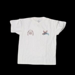 Civil Regime T-Shirt Medium White Freedom of Expression Butterfly Moth Graphic